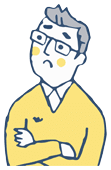 悩む男性
